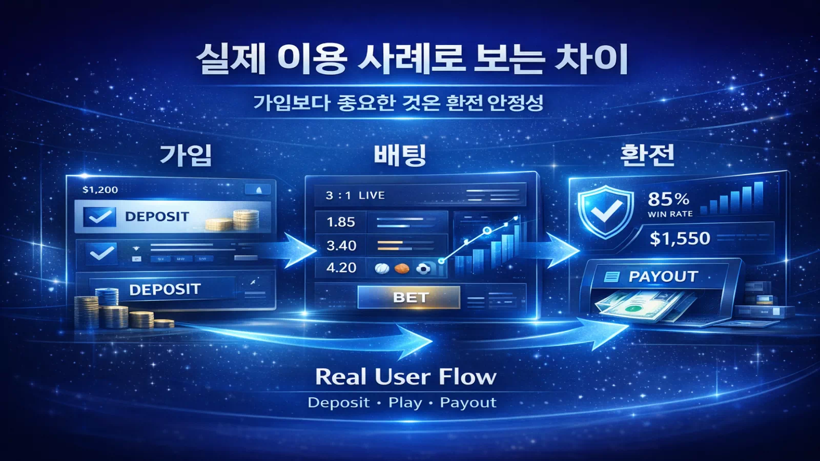 토토사이트 실제 이용 흐름과 메이저사이트 판단 이미지