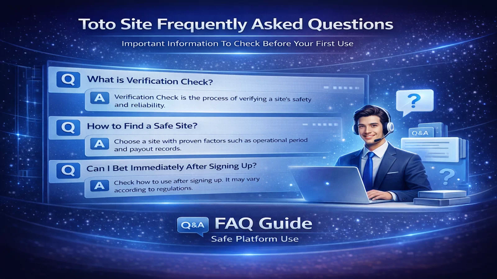 토토사이트 메이저사이트 FAQ와 결론 이미지